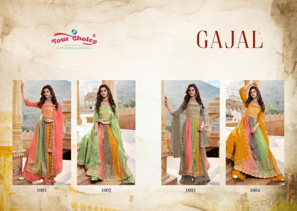 Your Choice Gajal Nyra Cut Georgette Designer Salwar Suit Collection